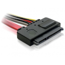 DELOCK 84361 Delock kabel SATA przedłużacz (M/F) 7-pin + zasilanie 15-pin, 0.5m