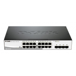 Switch sieciowy zarządzalny D-Link DGS-1210-16 16-portów 10/100/1000 4 porty Combo 1000BaseT/SFP