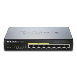 Switch sieciowy niezarządzalny D-Link DGS-1008P 8-portów 10/100/1000 (4 PoE)