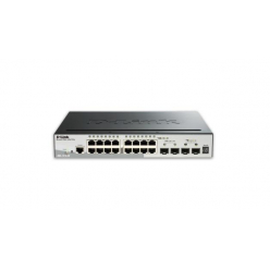 Switch sieciowy zarządzalny D-Link DGS-1510-20 16 portów 1000BaseT (RJ45) 2 porty 10GB SFP+ 2 porty MiniGBIC (SFP)