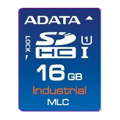 Karta pamięci ADATA IDC3B-016GT IDC3B MLC, SD Card, 16GB, (-40 to +85C)