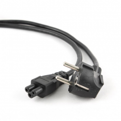 Kabel zasilający GEMBIRD PC-186-ML12 koniczynka C5 (3 pin) VDE 1.8m