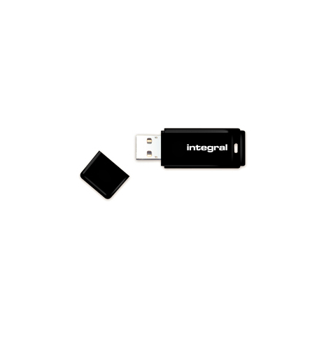 Pamięć USB Integral USB 64GB Black, USB 2.0 with removable cap