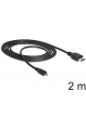 DELOCK 83244 Delock kabel MHL (M) > High Speed HDMI (M) 2 m