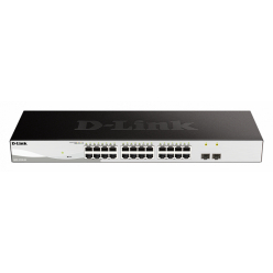 Switch sieciowy zarządzalny D-Link DGS-1210-26 24 porty 1000BaseT (RJ45) 2 porty MiniGBIC (SFP)