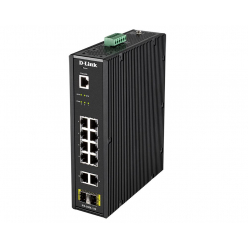 Switch sieciowy zarządzalny D-Link DIS-200G-12S 10 portów 1000BaseT (RJ45) 2 porty MiniGBIC (SFP)