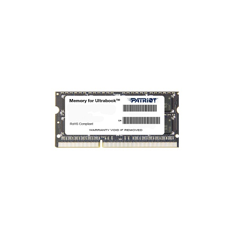 Pamięć SODIMM Patriot 4GB 1600MHz DDR3 CL11 1.35V SODIMM