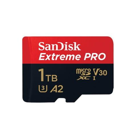 Karta Pamięci SanDisk Extreme Pro microSDXC 1TB + SD Adapter + Rescue Pro Deluxe 170MB/s A2 C10 V30 UHS-I U4