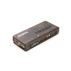 Switch Edimax EK-UAK4 KVM USB SOHO dla 4 komputerów (kable w zestawie)