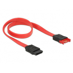 DELOCK 83952 Delock kabel przedłużacz SATA 6 Gb/s (męski/żeński) 20cm czerwony