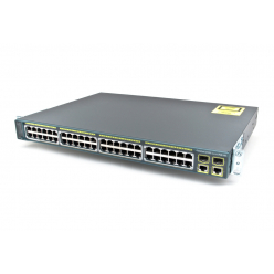 Switch Cisco WS-C2960+48PST-L Catalyst 2960 Plus 48-portów 10/100 PoE 2 porty Gigabit SFP 2 porty 10/100/1000