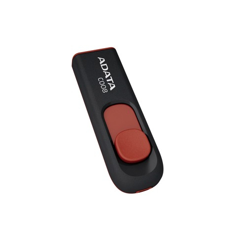 Pamięć USB     Adata  C008 64GB  2.0 Czarny Czerwony