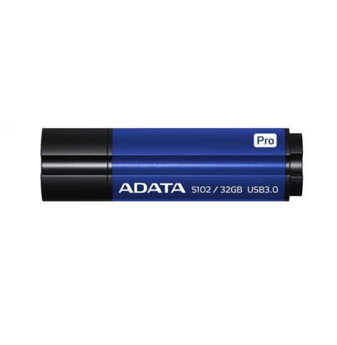 Pamięć USB     Adata  S102 PRO 32GB  3.0 Titanium Niebieski 50/100MB/s