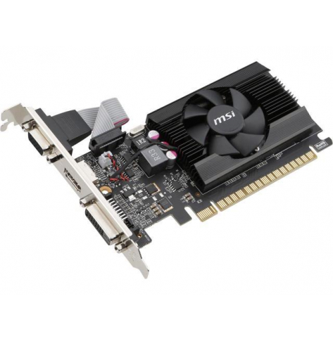Karta Graficzna MSI GeForce GT 710 2GD3 LP 2GB  DDR3  PCI Express x16  DVI-D HDMI
