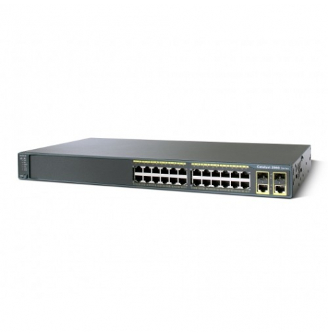 Switch Cisco WS-C2960+24LC-L Catalyst 2960 Plus 16 portów 10/100 8 portów 10/100 (PoE) 2 zestawy Gigabit SFP