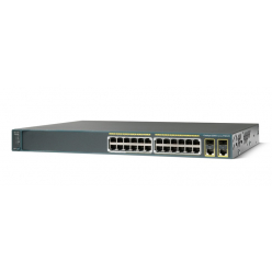 Switch Cisco WS-C2960+24PC-L Catalyst 2960 Plus 24 porty 10/100 PoE 2 zestawy Gigabit SFP
