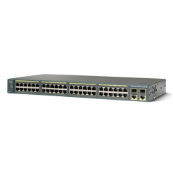 Switch Cisco WS-C2960+48TC-S Catalyst 2960 Plus 48 portów 10/100 2 zestawy Gigabit SFP