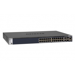 Switch sieciowy zarządzalny Netgear M4300-28G 24-porty 1000BaseT (RJ45) 2 porty COMBO GEth (RJ45)/MiniGBIC (SFP) 2 porty 10GB SFP+