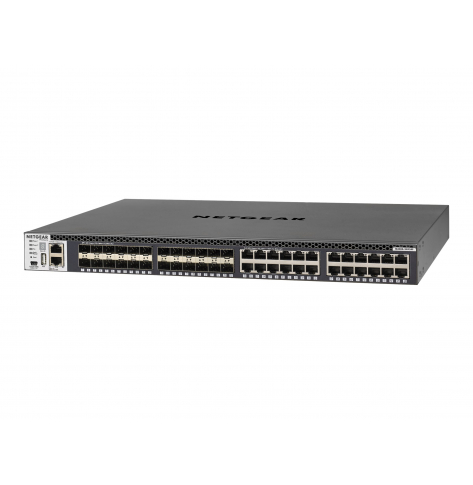 Switch sieciowy zarządzalny Netgear M4300-52G 48-portów 1000BaseT (RJ45) 2 porty COMBO GEth (RJ45)/MiniGBIC (SFP) 2 porty 10GB SFP+