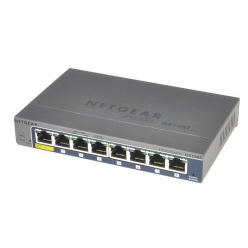 Switch sieciowy zarządzalny Netgear GS108T-200GES ProSafe Smart 8-Portów 1000BaseT (RJ45)
