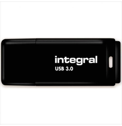 Pamięć USB  Integral  Black 128GB 3.0 Snap-on cap design