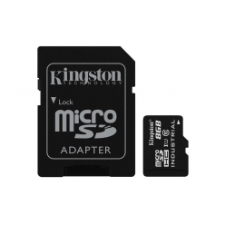 Karta pamięci Kingston 8GB microSDHC UHS-I Class 10 Industrial Temp Card + SD Adapter