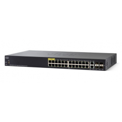 Switch zarządzalny Cisco SG350-52 48 portów 10/100/1000 2 zestawy Gigabit SFP 2 porty Gigabit SFP