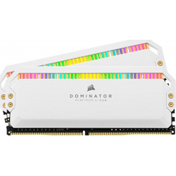 Pamięć CORSAIR DOMINATOR PLATINUM RGB DDR4 16GB 2x8GB 3200MHz CL16 1.35V White