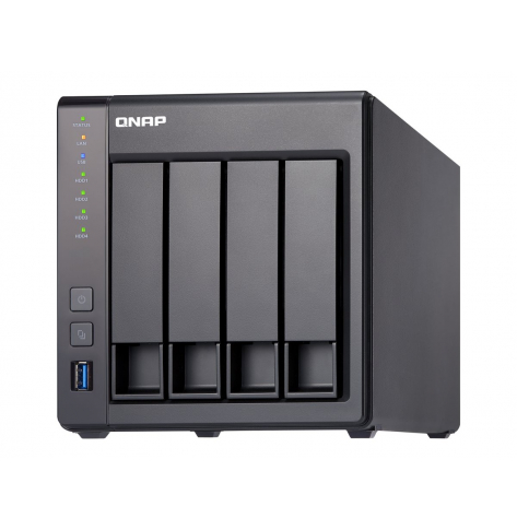 Dysk sieciowy Qnap 4-Bay TurboNAS, SATA 6G, 4-Core 1.7GHz, 2GB RAM, 2x GbE LAN, 1x 10Gb SFP+