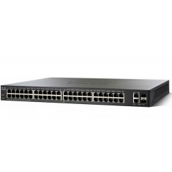 Switch Cisco SF350-48 48-portów 10/100 2 porty 10/100/1000 2 zestawy Gigabit SFP REMANUFACTURED