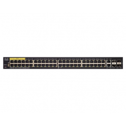 Switch Cisco SF350-48P 48-portów 10/100 (PoE+) 2 porty 10/100/1000 2 zestawy Gigabit SFP