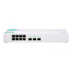 Switch QNAP QSW-308S Eight 1GbE NBASE-T ports Three 10GbE SFP+ unmanaged switch