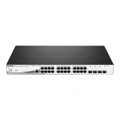 Switch sieciowy zarządzalny D-Link DGS-1210-28MP 24 porty 1000BaseT (RJ45) 4 porty MiniGBIC (SFP)