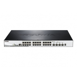 Switch sieciowy zarządzalny D-Link DGS-1510-28XMP 28-Portów 1000BaseT (RJ45) 4 porty MiniGBIC (SFP)