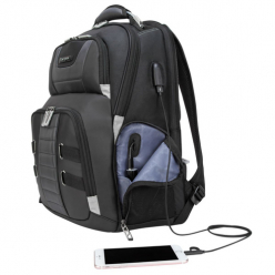 TARGUS DrifterTrek 15.6-17.3 USB Laptop Backpack czarny