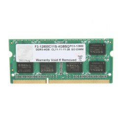 Pamięć SODIMM G.SKILL DDR3 4GB 1600MHz CL11 SODIMM 1.5V