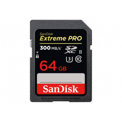 Karta pamięci SanDisk Extreme PRO SDXC 64GB - 300MB/s UHS-II