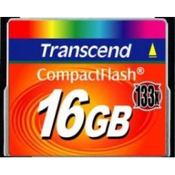 Karta pamięci Transcend Compact Flash 16GB High Speed 133x