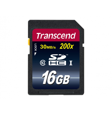 Karta pamięci Transcend SDHC 16GB Class 10 - 480min HD VIDEO