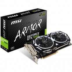 Karta graficzna MSI GeForce GTX 1060 OC V1, 3GB GDDR5 (192Bit), 2xHDMI, DVI, 2xDP - po naprawie