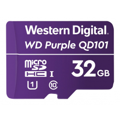 Karta pamięci WD Purple 32GB Surveillance microSD HC - Class 10 UHS 1
