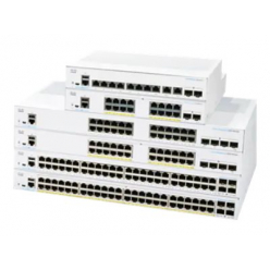 Switch zarządzalny Cisco CBS350 8 portów 10/100/1000 (PoE+) 2 porty combo Gigabit Ethernet/Gigabit SFP
