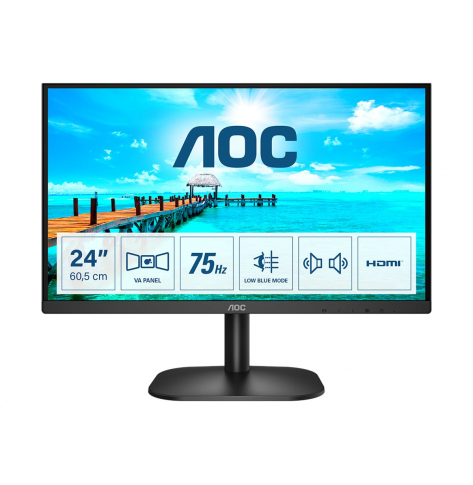 Monitor AOC 24B2XDAM 23.8 VA monitor with vivid colors HDMI VGA DVI