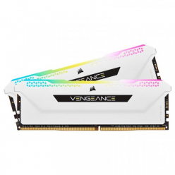 Pamięć RAM CORSAIR DDR4 16GB 2x8GB 3200MHz DIMM CL16 VENGEANCE RGB Pro SL White 1.35V XMP 2.0