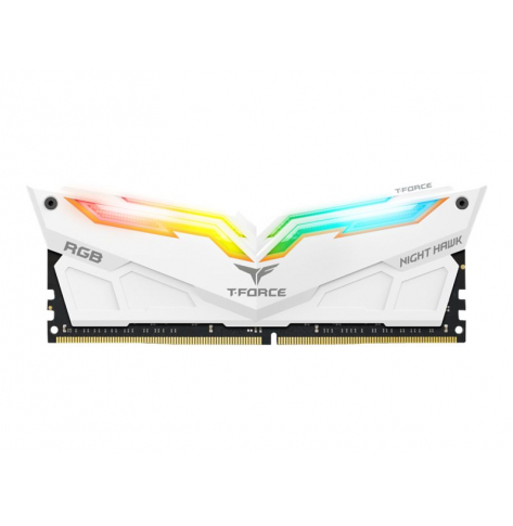 Pamięć RAM TEAM GROUP T-Force NIGHT HAWK DDR4 16GB 2x8GB 3200MHz DIMM CL16 1.35V RGB White