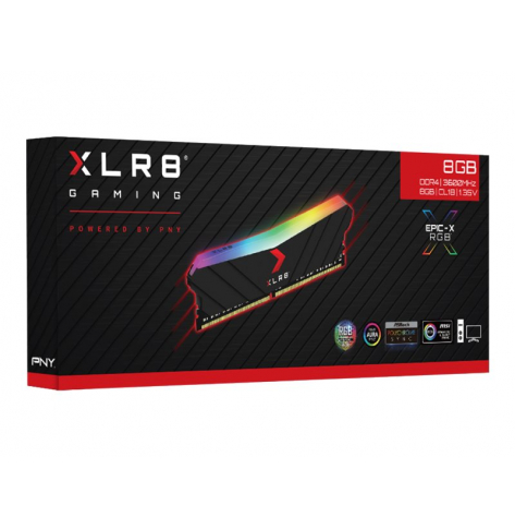 Pamięć RAM PNY XLR8 GAMING EPIC-X DDR4 8GB 3600MHz DIMM RGB