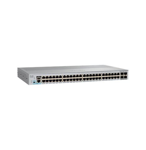 Switch Cisco WS-C2960L-48PS-LL Catalyst 2960L 48 portów 10/100/1000 (PoE+) 4 porty Gigabit SFP (uplink)