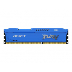 Pamięć RAM Kingston 16GB 1866MHz DDR3 CL10 DIMM Kit of 2 FURY Beast Blue