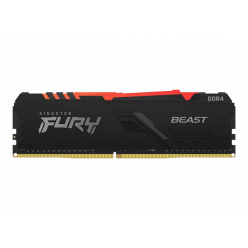 Pamięć RAM Kingston 32GB 3200MHz DDR4 CL16 DIMM Kit of 2 FURY Beast RGB