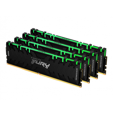 Pamięć RAM Kingston 64GB 3600MHz DDR4 CL16 DIMM Kit of 4 1Gx8 FURY Renegade RGB